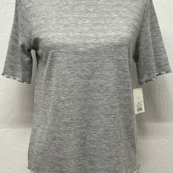 Stars Above Women's Gray Textured Knit Pajama Shorts 2pc Set-S - Picture 3 of 6